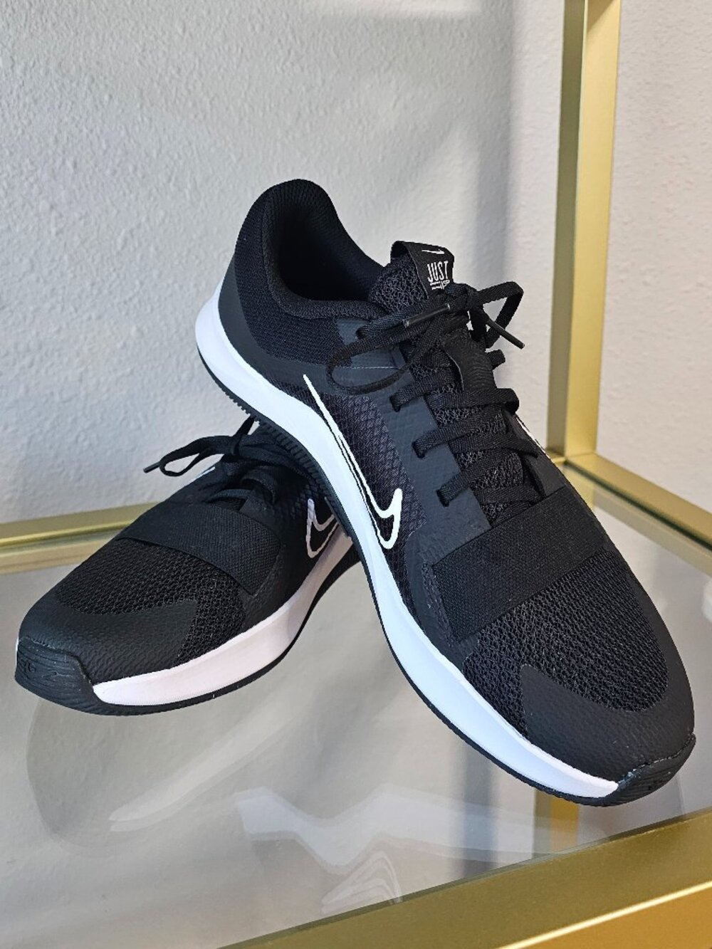 Nike MC Trainer 2 Black White Training Shoes Size 9 - Picture 2 of 5